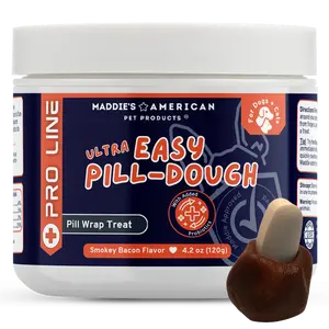 Maddie's American - Ultra Easy Pill-Dough Probiotic Infused Treat Wrap for Dogs & Cats - Forms a Custom Pocket or Pouch to Conceal Pills - Pro Line