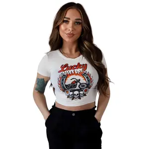 Lucky crop tee