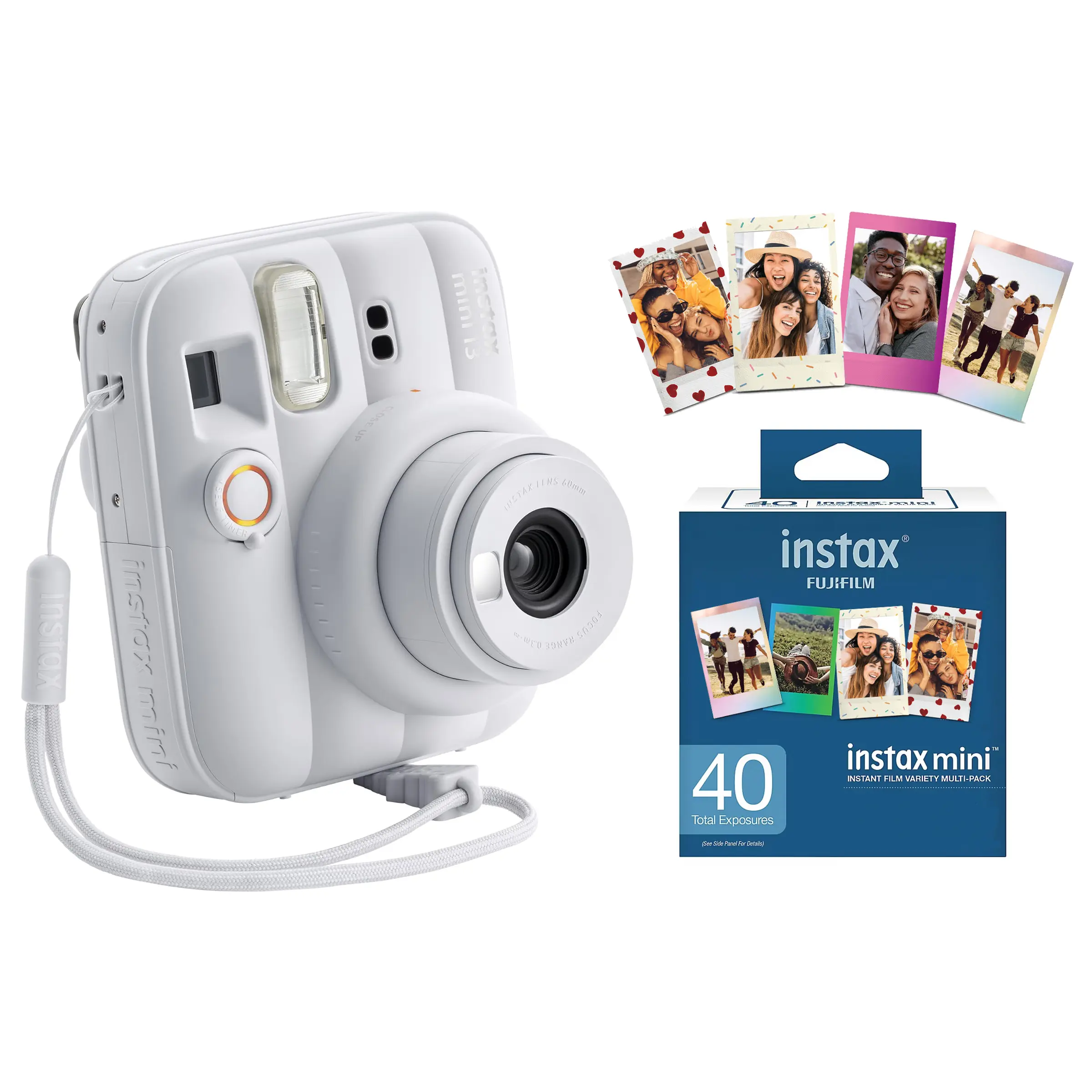 Fujifilm Instax Mini 13 Instant Film Camera with 40 Count Variety Film Pack
