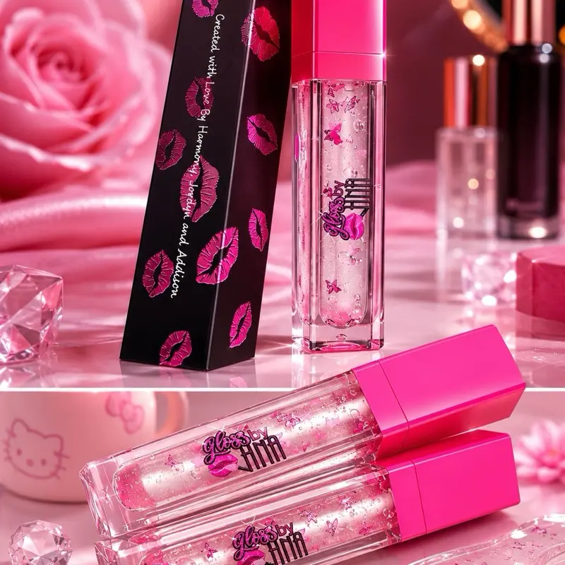 HNA Pink LED gloss with mirror HNA Pink LED gloss with mirror
