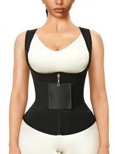 Women's Waist Trainer Abdominal Binder Postpartum Shapewear with Zipper, Tummy Control Belt for Women, Comfortable and Effective