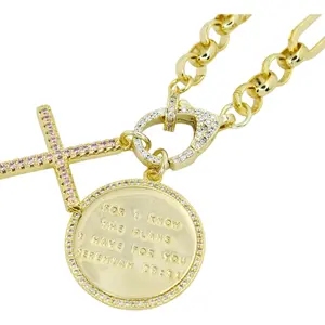 Jeremiah 29:11 with Cross Gold