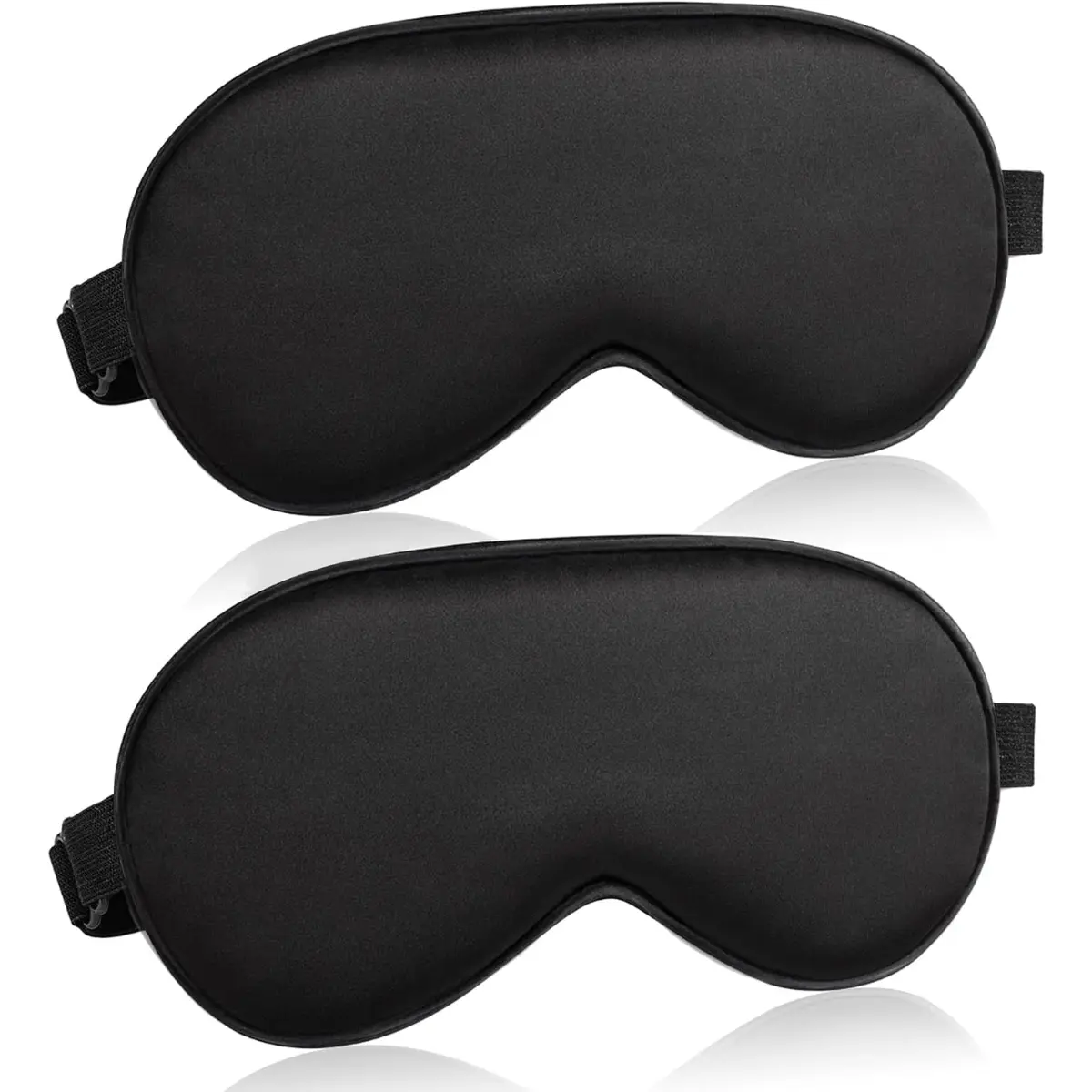 Black Eye Mask for Sleeping, Soft Night Blindfold Bed Eye Covers Sleep Mask for Women Girls Kids Favor Comfort Facial Smooth