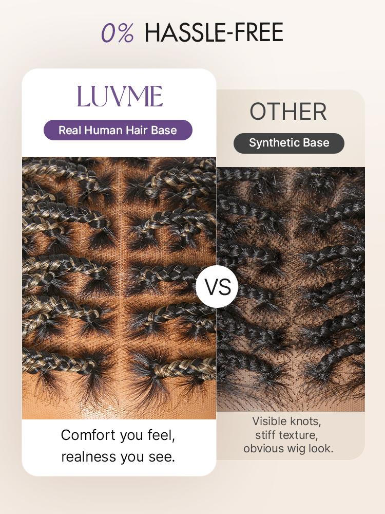 [New Arrival]OwnScalp Salon Braids Super Natural Scalp Full HD Lace Knotless Box Braided Wig Flexi-Fit Invisi Drawstring Cap Miracle Knots Limited Time Offer TikTok Exclusive #luvmenewarrivals