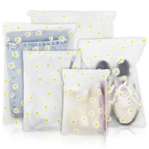 30pcs Travel Storage Bags For Clothes - Clear Reusable Plastic Ziplock  Waterproof Resealable Clothing Zipper Luggage Organizer Pouch Towels Shoes Cosmetics (5 Sizes)