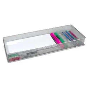 212 MAIN Rust-Proof Mesh Drawer Organizer, 15x6 in Mesh Desk Organizer for Household Appliance Parts & Accessories, Drawer Storage Solution