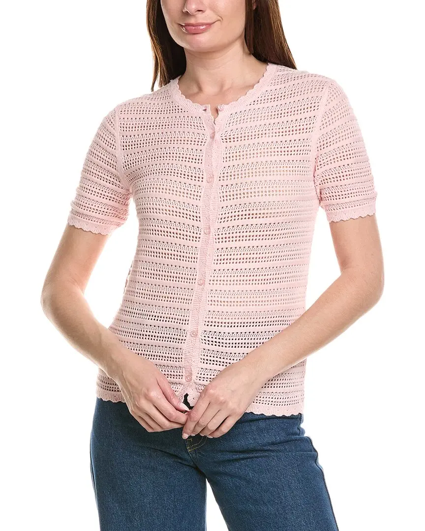 Brooks Brothers Pointelle Cardigan
