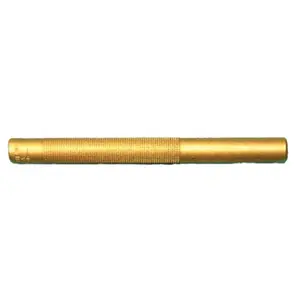 212 MAIN Mayhew Tools 479-25075 100 3/4-Inch Knurled Cylinder Brass Drift Punch, Round Tip