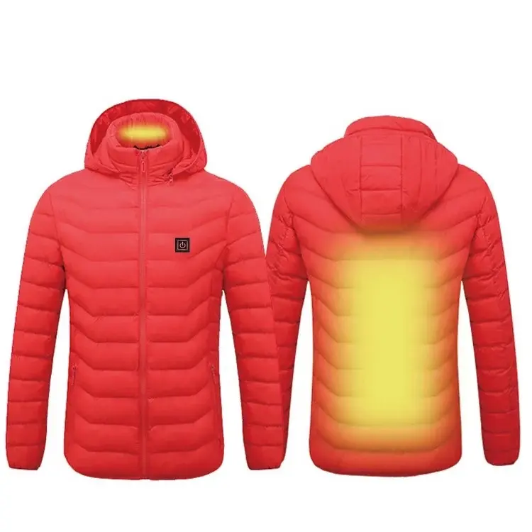 The jacket comes with usb and power bank Winter