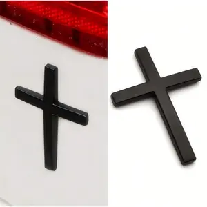 Minimal Bits Mother's Gift Plan, 2 PCS 3D Cross Sticker For Car Exterior Decorative Sticker Universal Car Accessories for Motorcycle & SUV Emblem Badge Decal Decoration