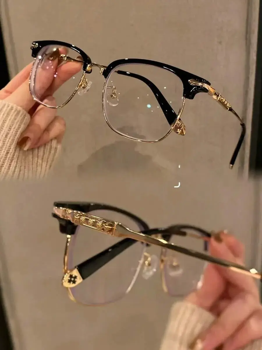 Luxurious Elegant Reinstalled Manufactured Court Style Blue Light Glasses Unisex Blue Light Glasses Safety Glasses Blue Light Blocking Glasses Protective Computer Gaming Glasses Women Cute Lightweight Red Frame Oversized Small Face Square Cat Eye