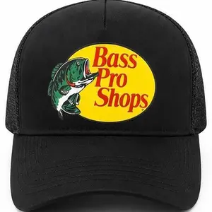 Bass Pro Shops black Trucker Hat – Neutral Adjustable Cap