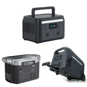 1000W /1800W/ 3000W Portable Power Station, Solar Generator LiFePO4 LFP Battery,  AC USB-C Output, 1.5 Hr Fast Charge for Home backup, Camping, Emergencies, Power Outages, RVs Driving