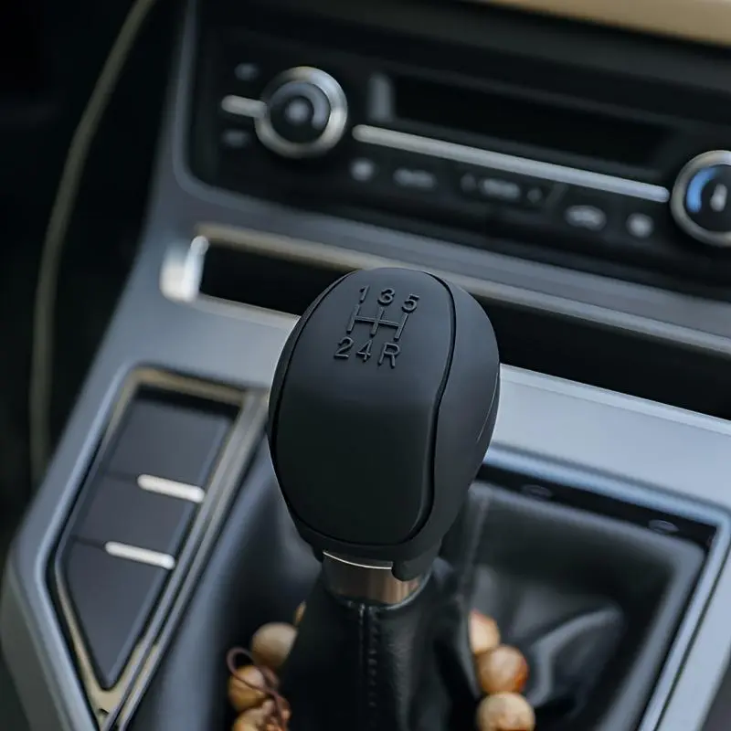Car Manual Gear Shift Cover, 1 Count East To Install Silicone Car Shift Knob Cover, Shift Lever Cover, Car Interior Accessories, Automotive