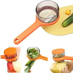 New Kitchen-Specific Peeler with Storage Case - Dual-Sided Sharp Blade - Detachable Design for Easy Cleaning - Suitable for All Fruits and Vegetables - Ergonomic Handle - Efficient Shredding - Multi-Scenario Application - Multifunctional Kitchen Essential