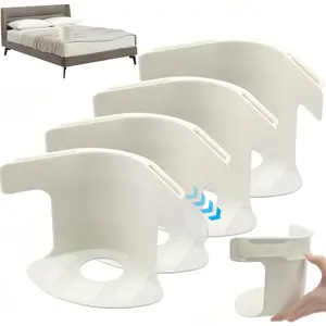 4/8pcs Hidden Bed Sheet Holder:Durable PP clips, seamless, anti-slip/fix, fits all bed sizes, secures headboard/side rails, Bed Sheet Grippers