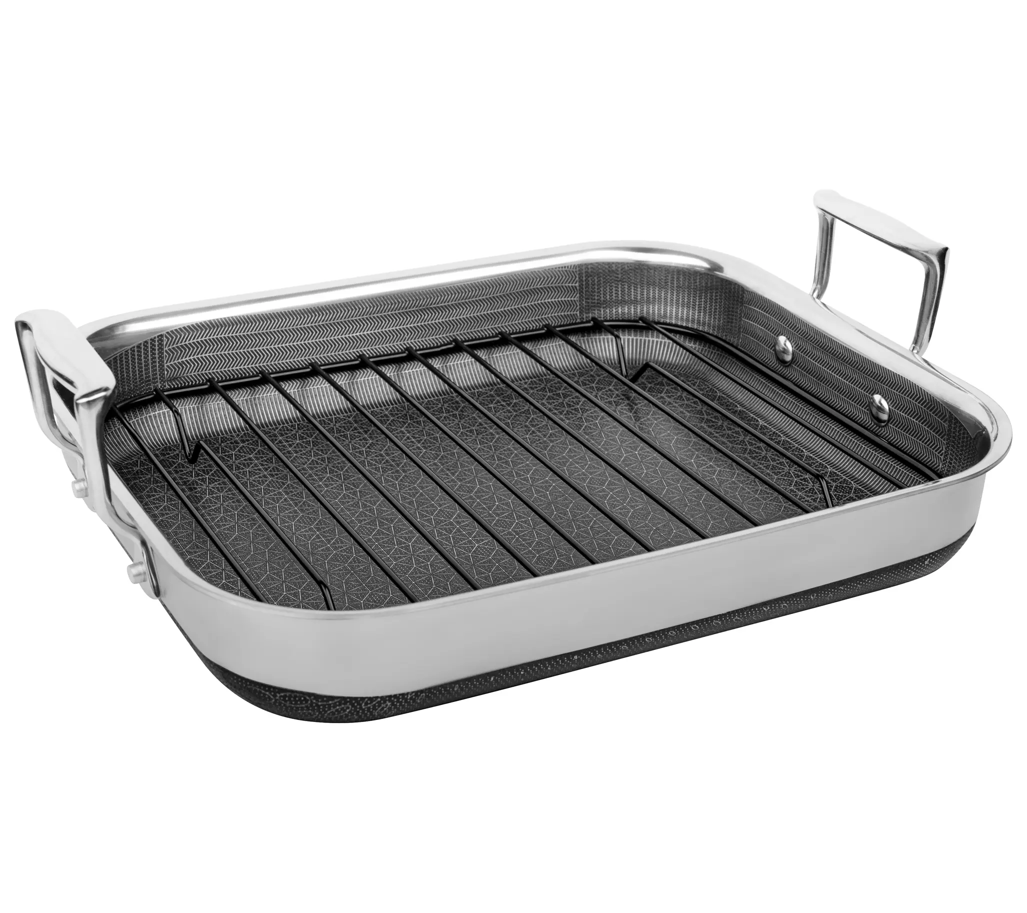 Livwell DiamondClad Hybrid Nonstick Roasting Pan with Rack Livwell DiamondClad Hybrid Nonstick Roasting Pan with Rack