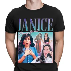 Janice Homage Friends Funny Gift Chandler Bing Tv Mens T-Shirts Tee Top #VED