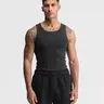 Haus | Distressed Ultra-Soft Premium Cotton Fitted Tanks | Vintage Wash