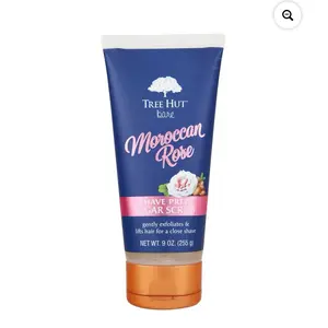 Tree Hut Bare Moroccan Rose Shave Prep Scrub 9 oz. Body Care Nourishing Scent