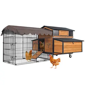 Aivituvin-AIR7019 Metal Frame Chicken Coop |Hen House for 4-6 Chickens
