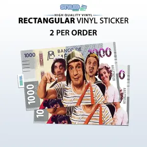 1000 pesos of chavo rectangular vinyl sticker 1000 pesos of chavo rectangular vinyl sticker