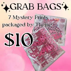Grab Bag DTF Prints 7/ $10 Grab Bag DTF Prints 7/ $10
