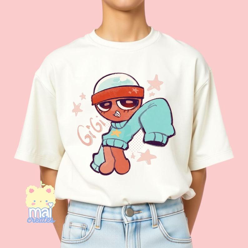 [Sale Up To 50%] Roblox Dandys World Character Gigi Unisex Youth 100% Cotton T-Shirt, Video Gamer Boys Girls Birthday Gift Present
