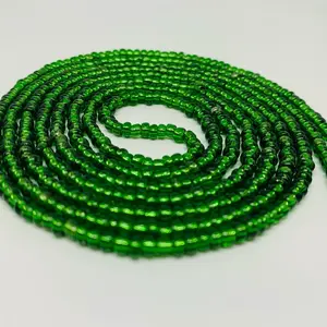 Emerald green waist bead