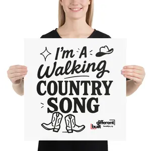 Walking Country Song Photo Paper Poster