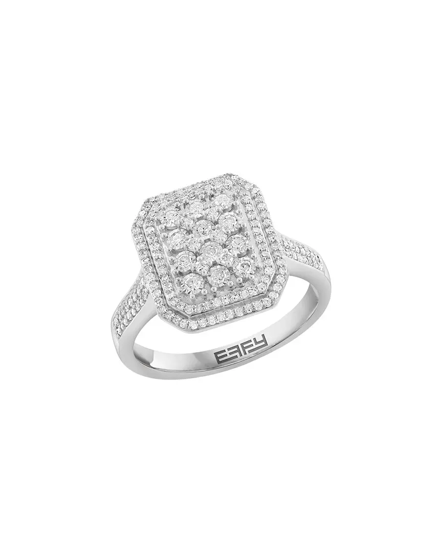 Effy Fine Jewelry Silver 0.50 ct. tw. Diamond Ring