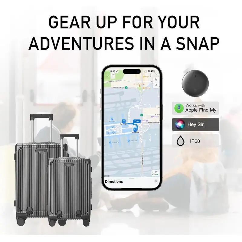 Tracker for Car,Mini Trackers Device withWeatherproofMagnetic case-No Monthly Fee-Best Hidden GPsTrackers,Anti-lost Device,Works with Vehicles,UndetectableGPS Tracke for Car, for iPhone, Airtag Pet, Dog, Bag