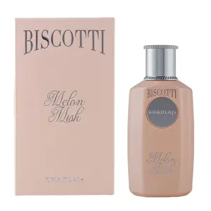 Khadlaj Biscotti Melon Misk for Women Extrait de Parfum Spray, 3.4 Ounce