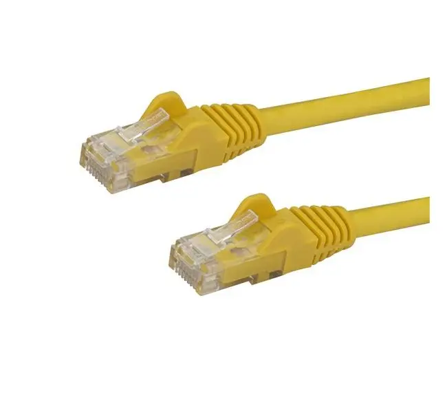 Startech N6PATCH6INYL Cat6 Ethernet Patch Cable - 6 in., PVC Jacket, Snagless Clip, Enhanced Signal Clarity, Yellow