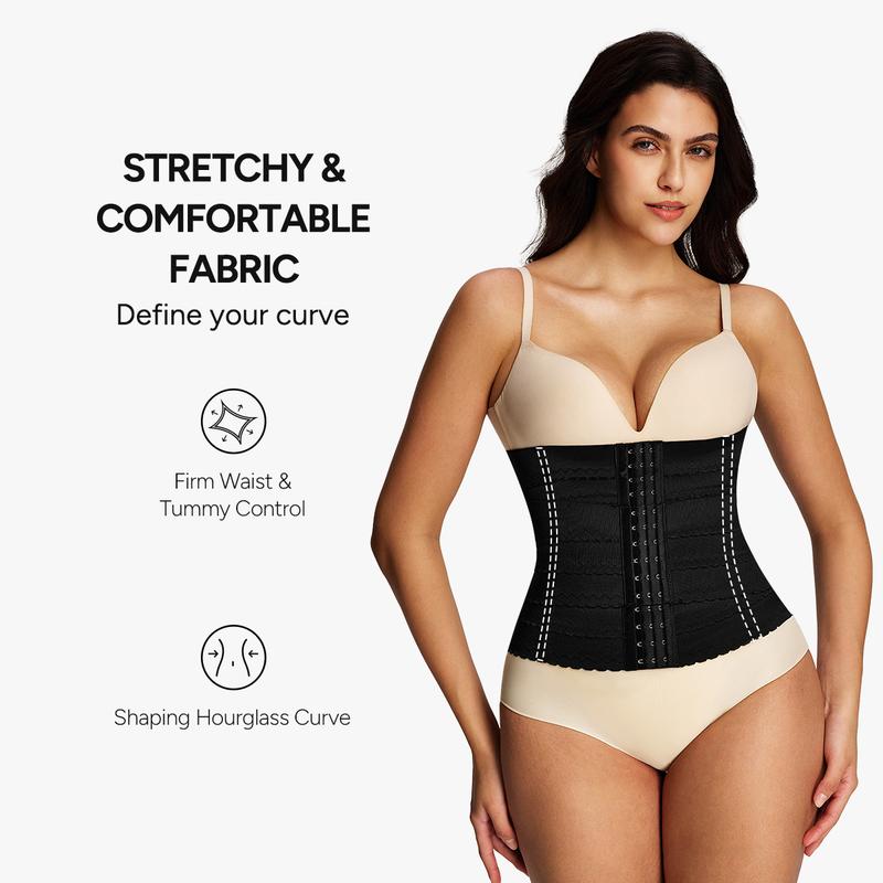 Nebility Segmented Waist Trainer for Women Waist Cincher Shapewear Tummy Control Body Shaper shapewear women fajas body shaper Basic Womenswear Compression