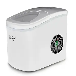 Deco Chef White Compact Electric Ice Maker | (IMWHT) | Top Load | 26 Lbs Per Day