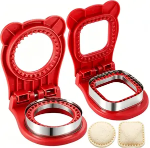 New Sandwich Maker Sealer Cutter, Large Sandwich Cutter and Sealer for Kids Children Boys Girls Lunch Breakfast