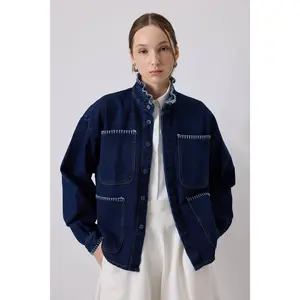 MARIA DARK DENIM JACKET