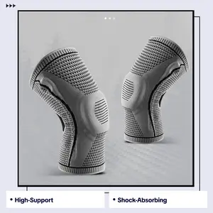 Silicone Sports Knee Pads for Men & Women High-Support Compression Sleeves for Running Basketball Gym Daily Use Breathable Shock-Absorbing Pads tiktokshopspringglowup,  knee pads basketball ewing, hockey goalie gear summervibes