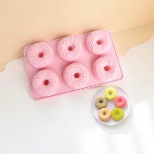 / Silicone Donut Molds Set of , Durable Baking Tools for Perfectly Shaped Pastries, Ideal for Home & Professional Use