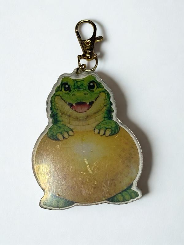 Strawbearry Bear- The Produce Pals Acrylic 2 Sided Keychains