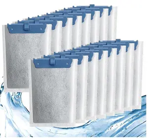 Pack of 16 Filter Cartridge Compatible with Whisper Bio-Bag Filters 10i/IQ10/PF10, Medium Replacement Filter Cartridges for Aquariums Compatible with ReptoFilte 20 gallons (90 GPH)