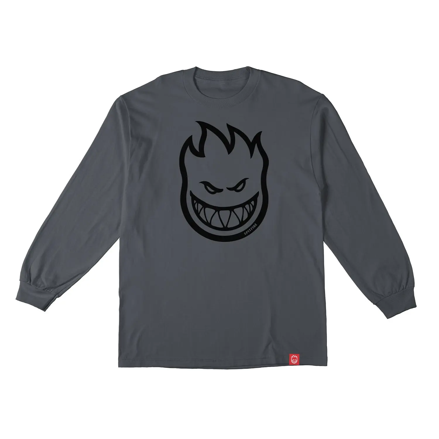 Spitfire Wheels Longsleeve Shirt Bighead Charcoal/Black
