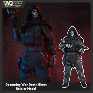 AQzxdc Cod 1/6 Action Figure Soldier Model Doomsday War END WAR Death Ghost - End War Reaper Squad Ghost 2 Death Model