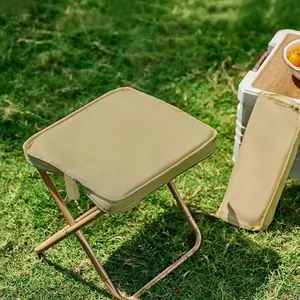 Portable Folding Chair Pocket Seat, Mini Outdoor Camping Foldable Seat, Ultra-Light Durable Design, Easy Storage
