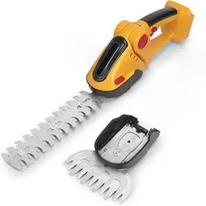 Handheld Lithium-Ion Electric Hedge Trimmer - Mini Home Grass Cutter, Fence Pruning Tool