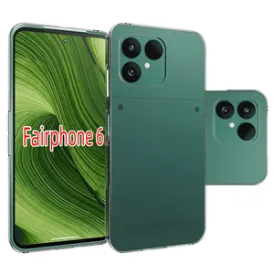 Ultra-Thin Transparent Silicone Shockproof Case for Fairphone 6, Durable Protective Cover, Slim Design, Anti-Drop Protection