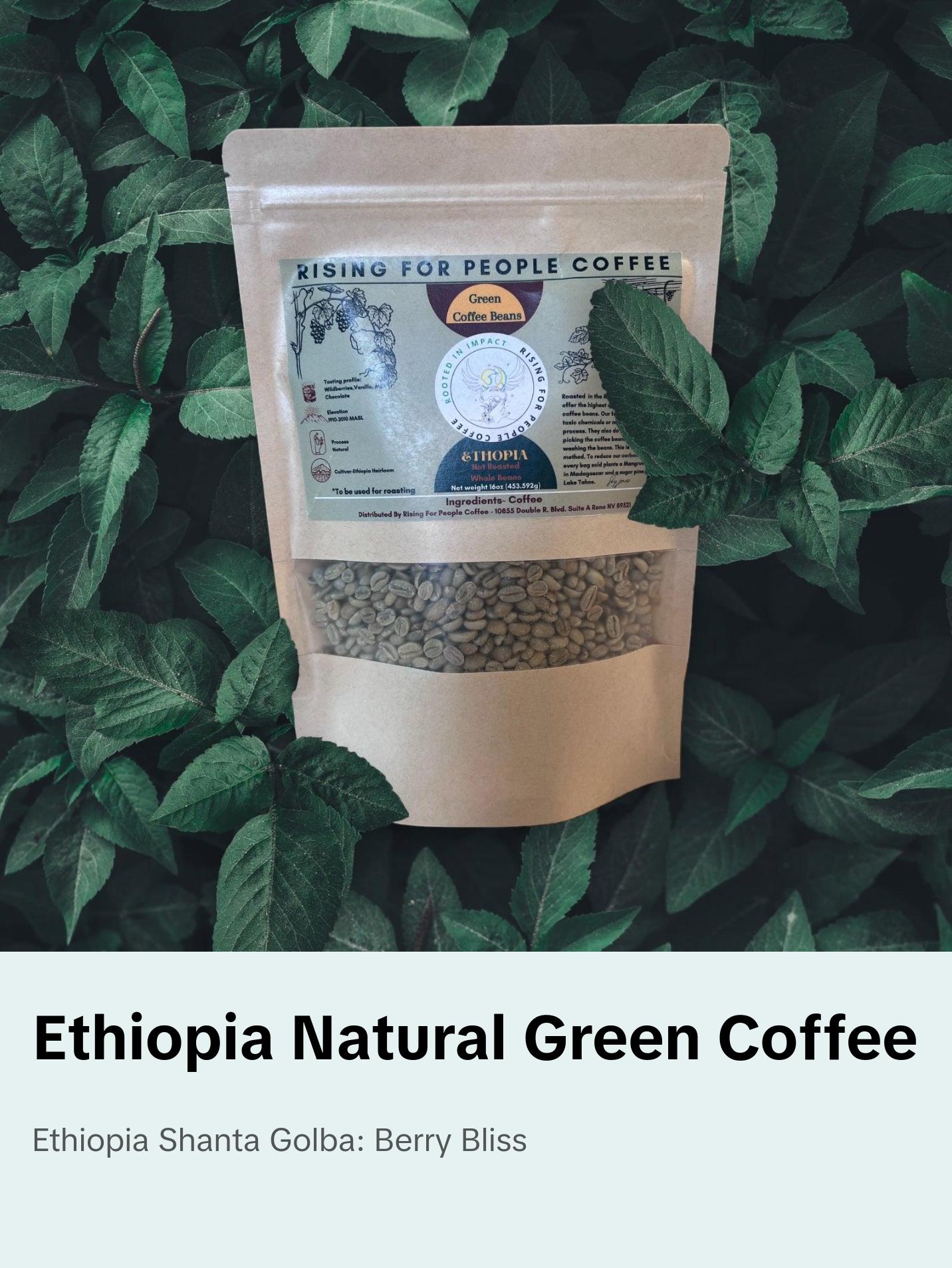 Ethiopia Natural- Green Coffee Beans Ethiopia Natural- Green Coffee Beans