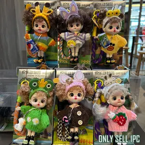 New Lolita Doll Toy Supermarket Same Style Plushie Cute Cartoon Doll Costume Change Phone Charm Birthday Gift for Girls, Cute Anime Character Collectible