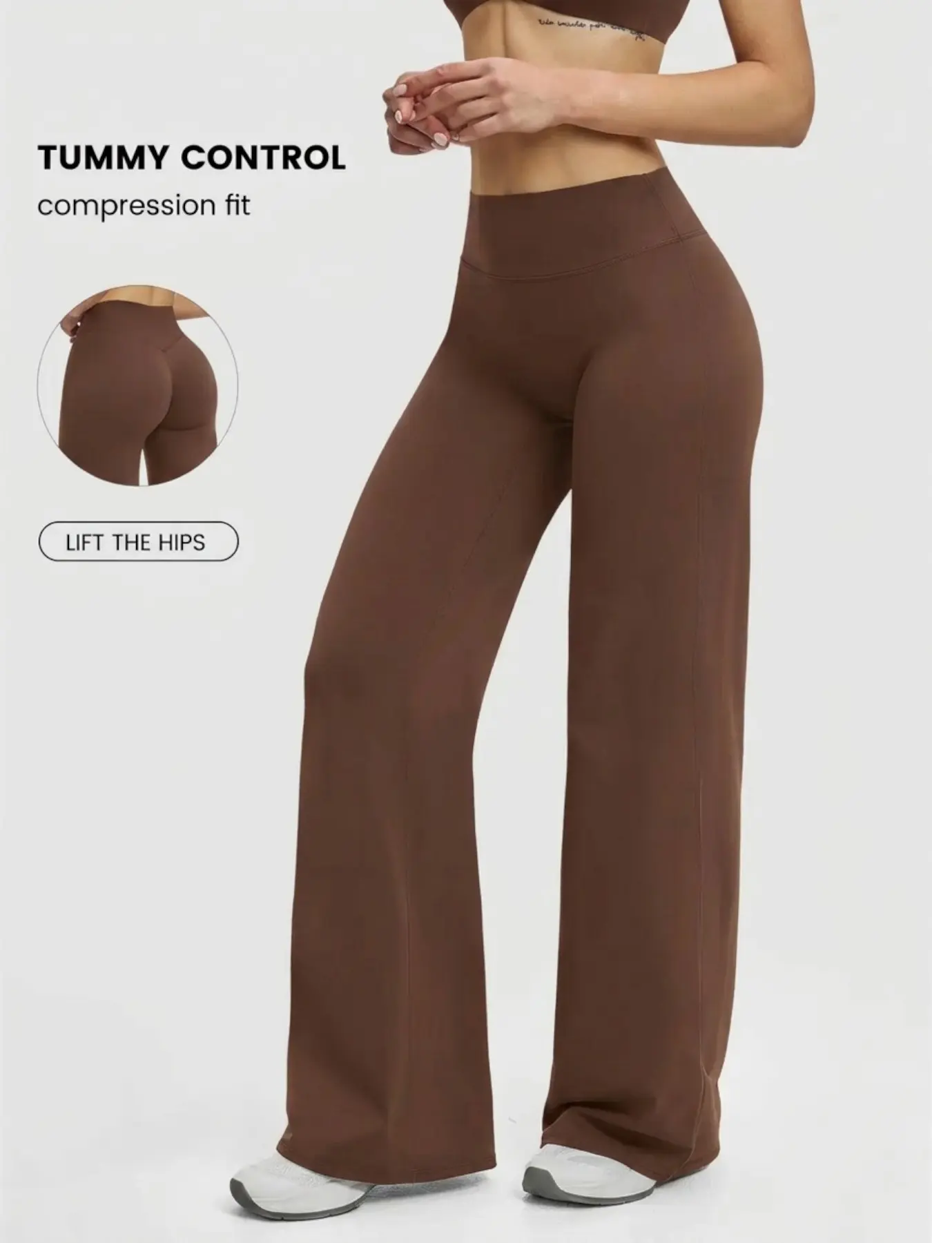 Solid High-Waist Yoga Pants, Loose-Fit Sporty Leggings, Quick-Dry Workout Tights, All-Season Comfortable Lounge Wear, High Rise Leggings, High Waisted Sportswear